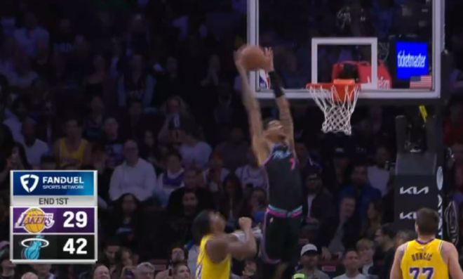 詹姆斯追平帕里什出场纪录 东契奇狂砍60分助湖